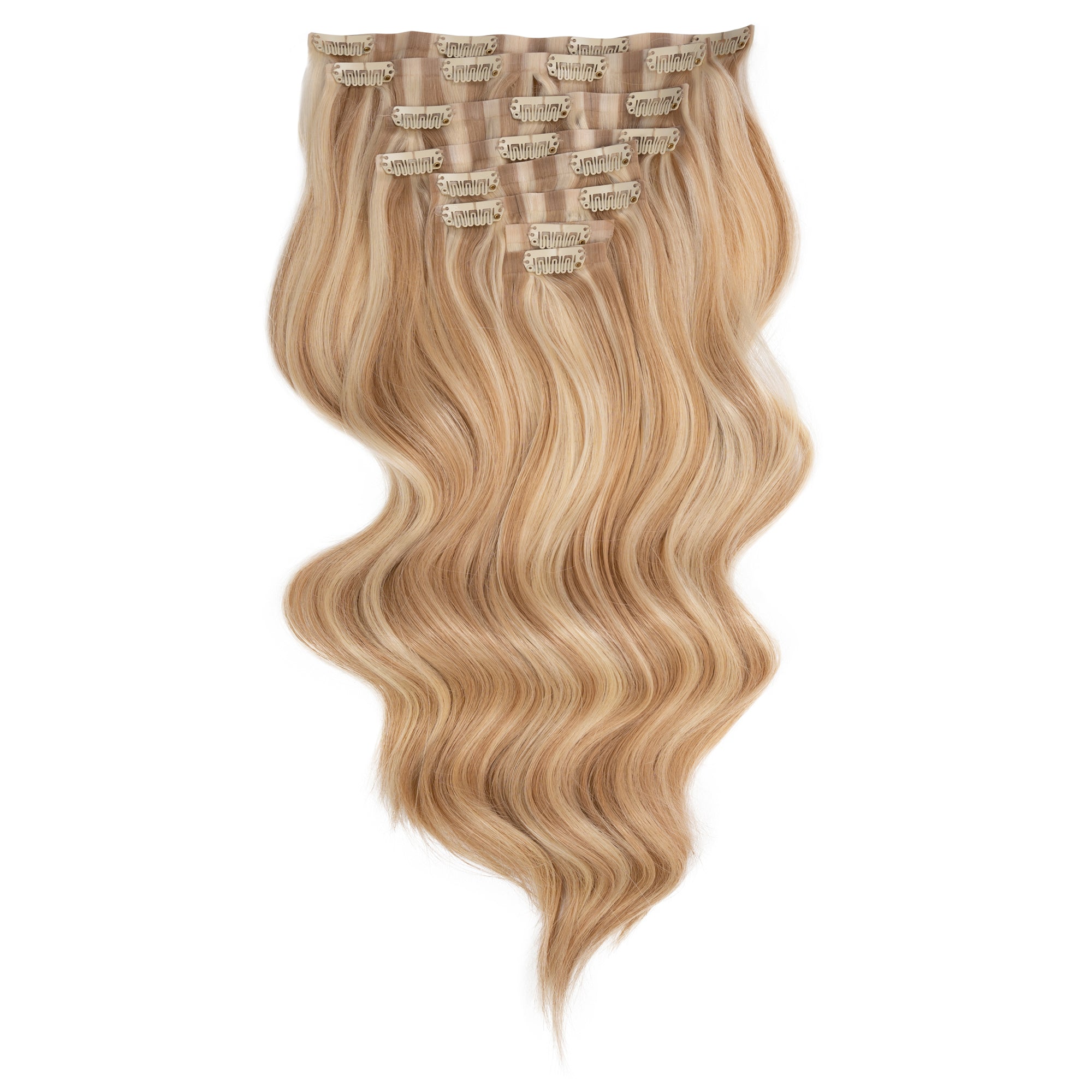 Empress Deluxe Clip in Hair Extensions 18 Colour P18 613 Crema