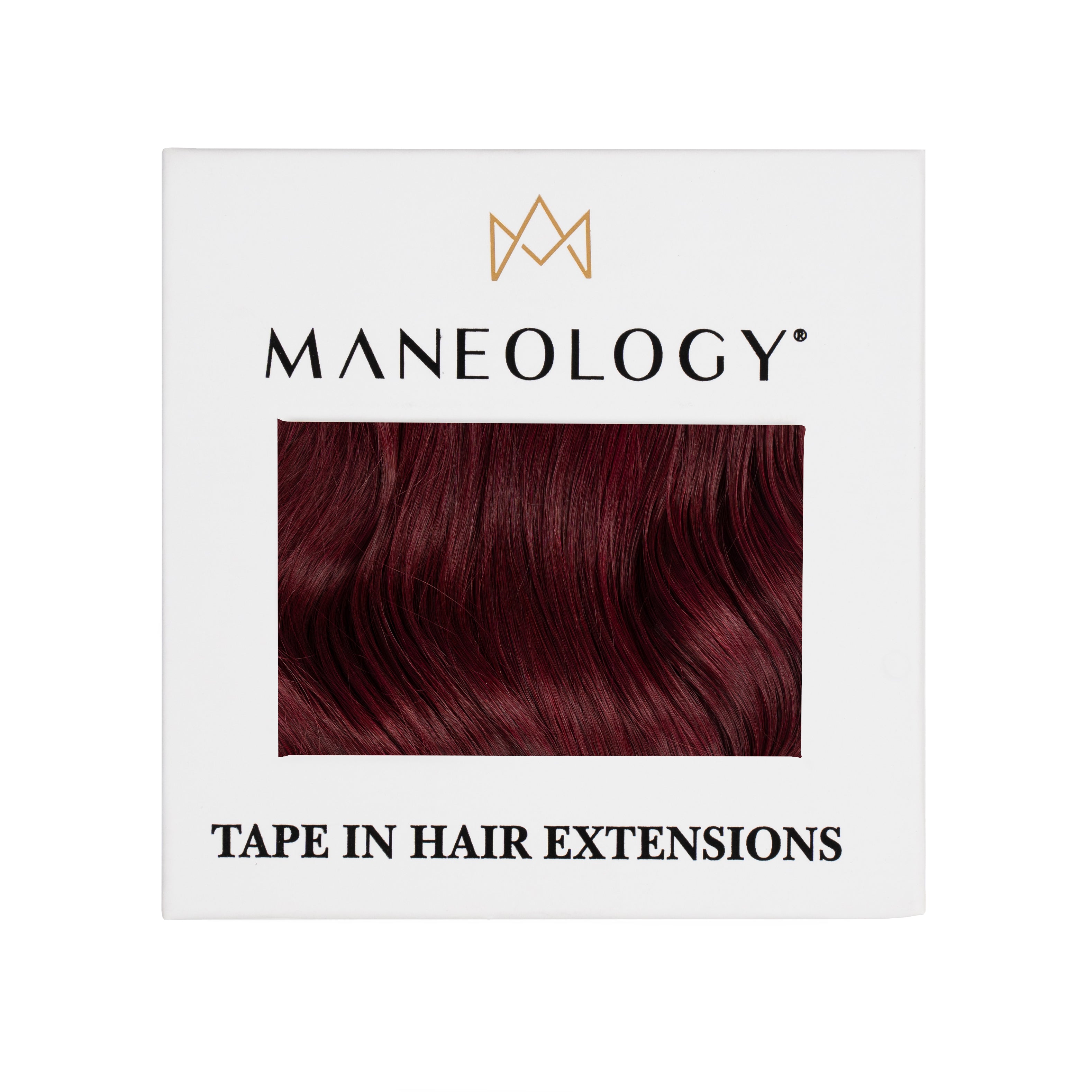 Seamless Tape in Hair Extensions Malbec - Maneology Hair Extensions