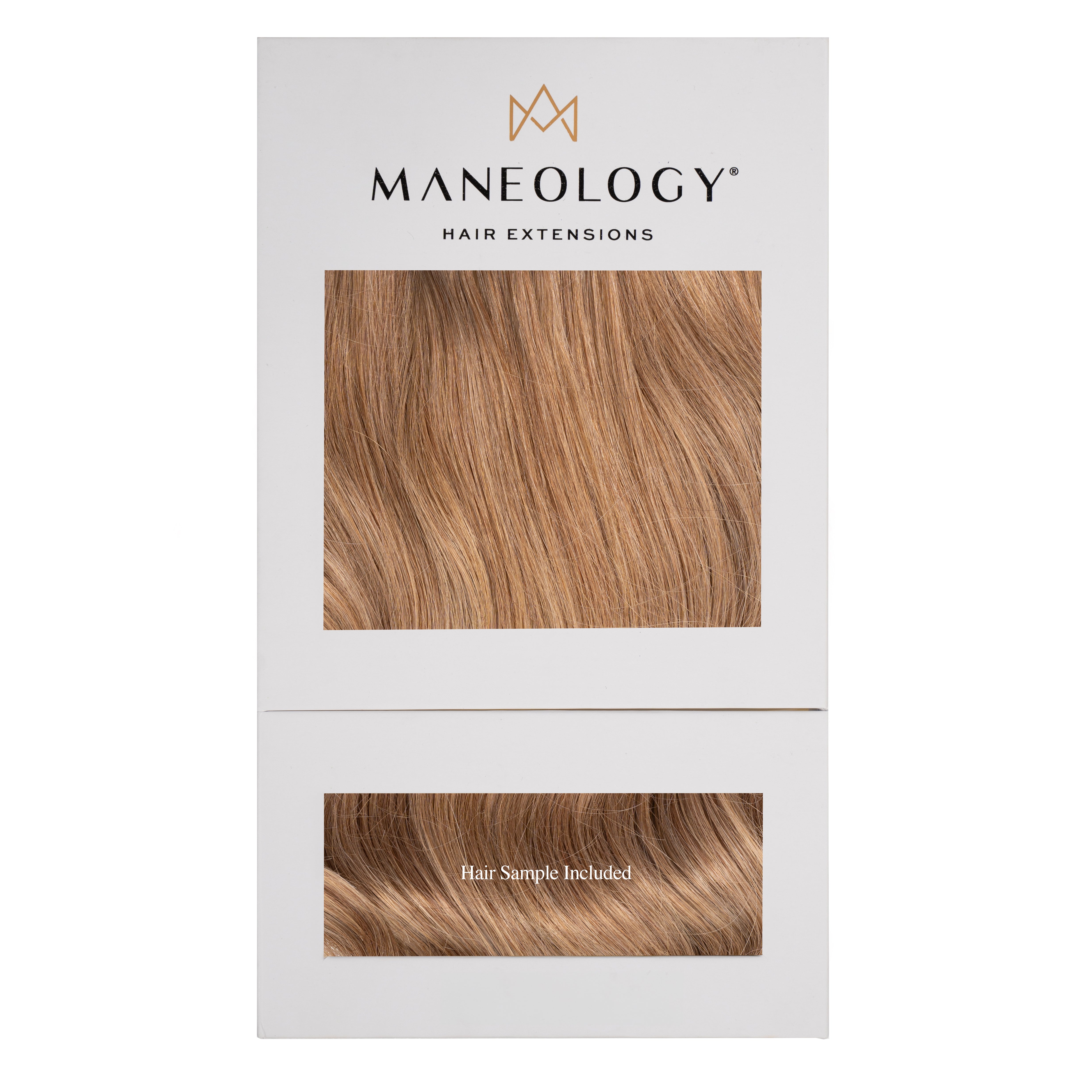 Deluxe Clip-in Hair Extensions 18"Colour 10 Dark Blonde - Maneology Hair Extensions