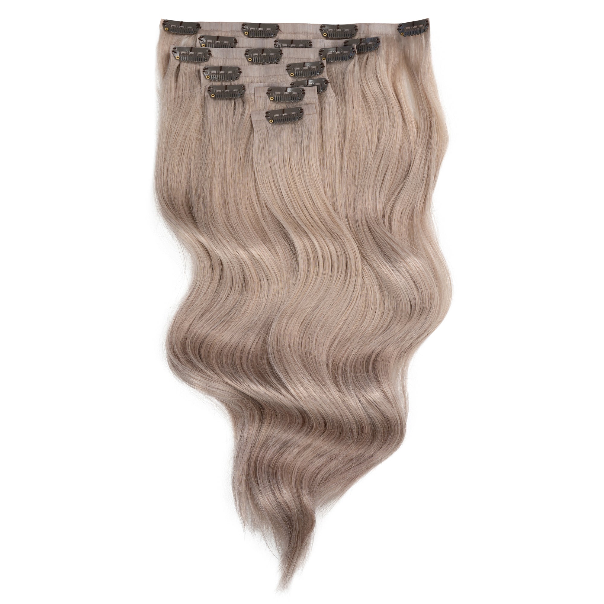 Duchess Elegant Clip-in Hair Extensions 14" Colour Silver - Maneology Hair Extensions
