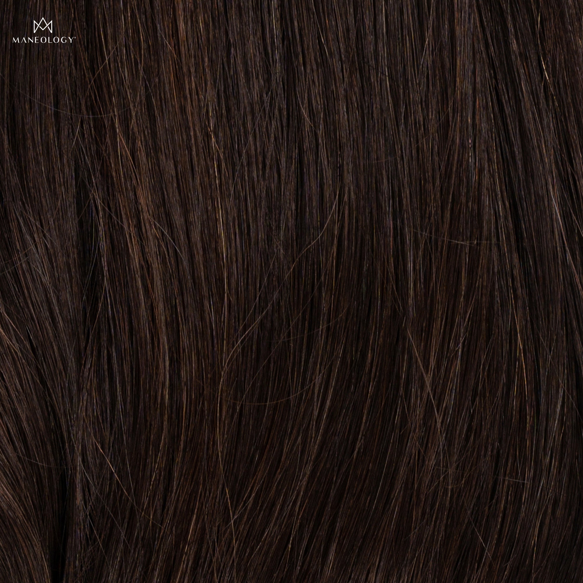 Duchess Elegant Clip-in Hair Extensions 20" 1B Brown/Black - Maneology Hair Extensions