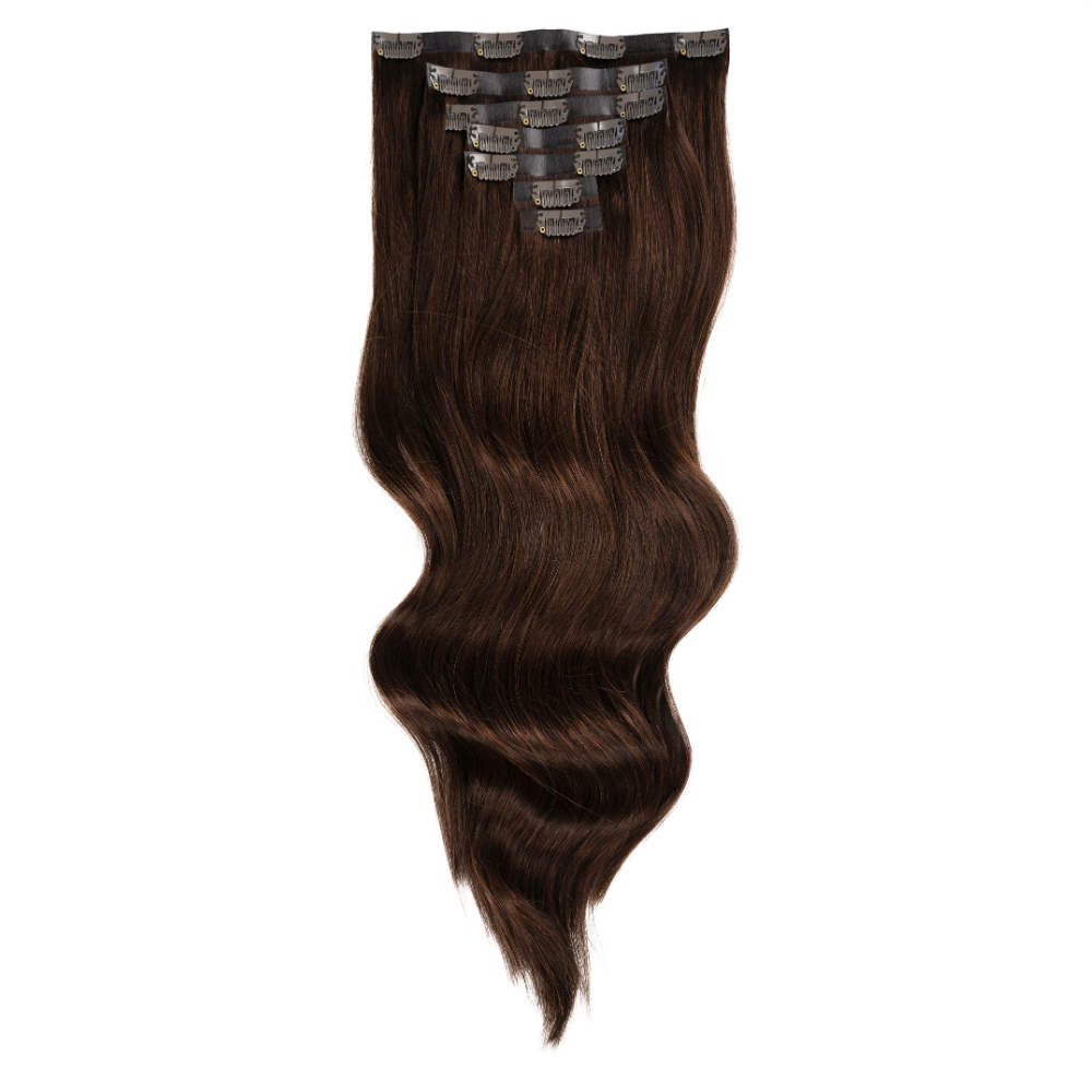 Duchess Elegant Clip-in Hair Extensions 20" Colour 4 Brown - Maneology Hair Extensions