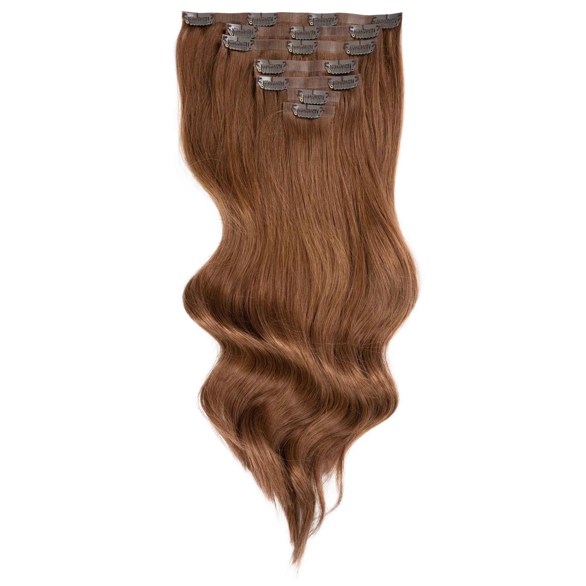 Duchess Elegant Clip-in Hair Extensions 16" Colour 5 Light Brown - Maneology Hair Extensions