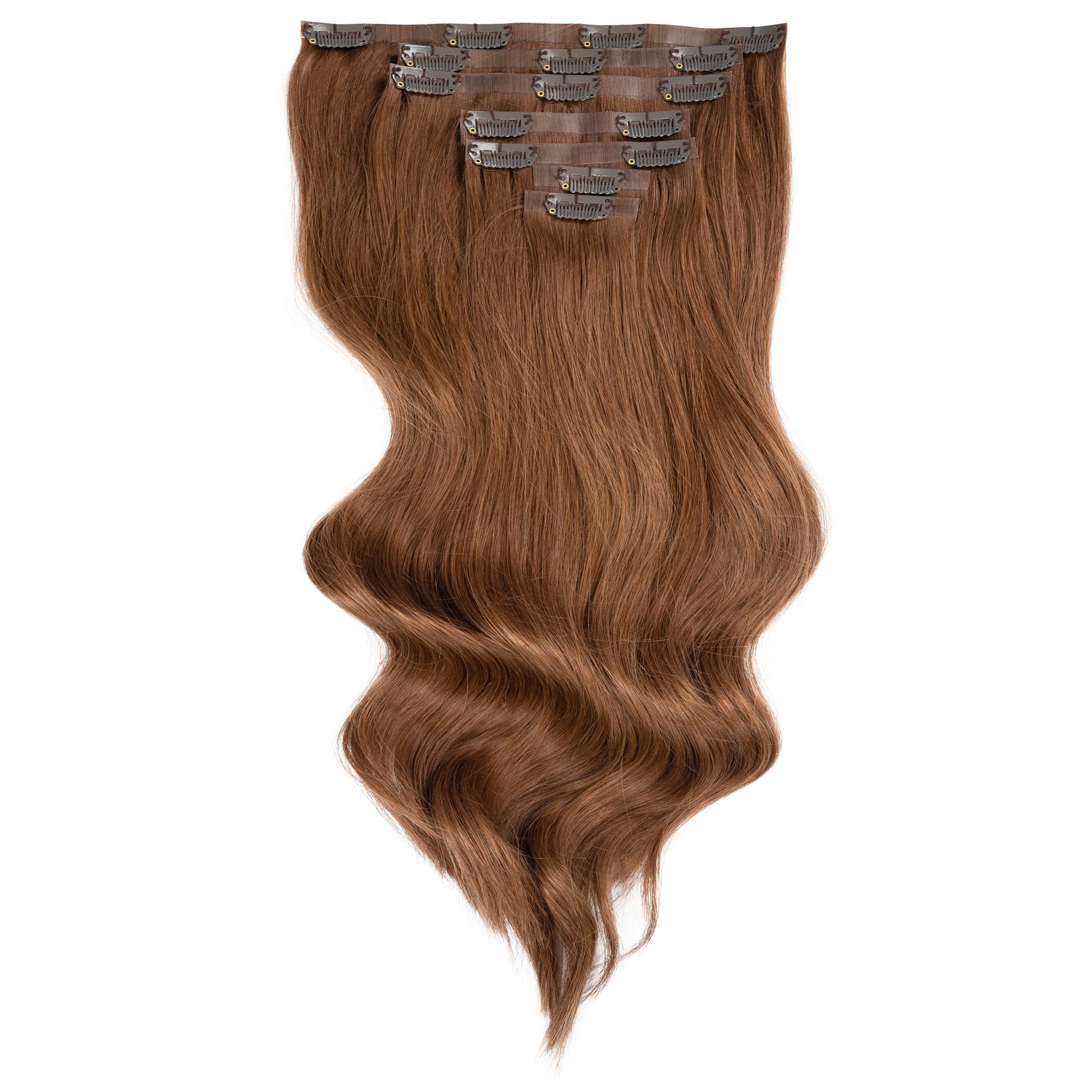 Duchess Elegant Clip-in Hair Extensions 14" Colour 5 Light Brown - Maneology Hair Extensions