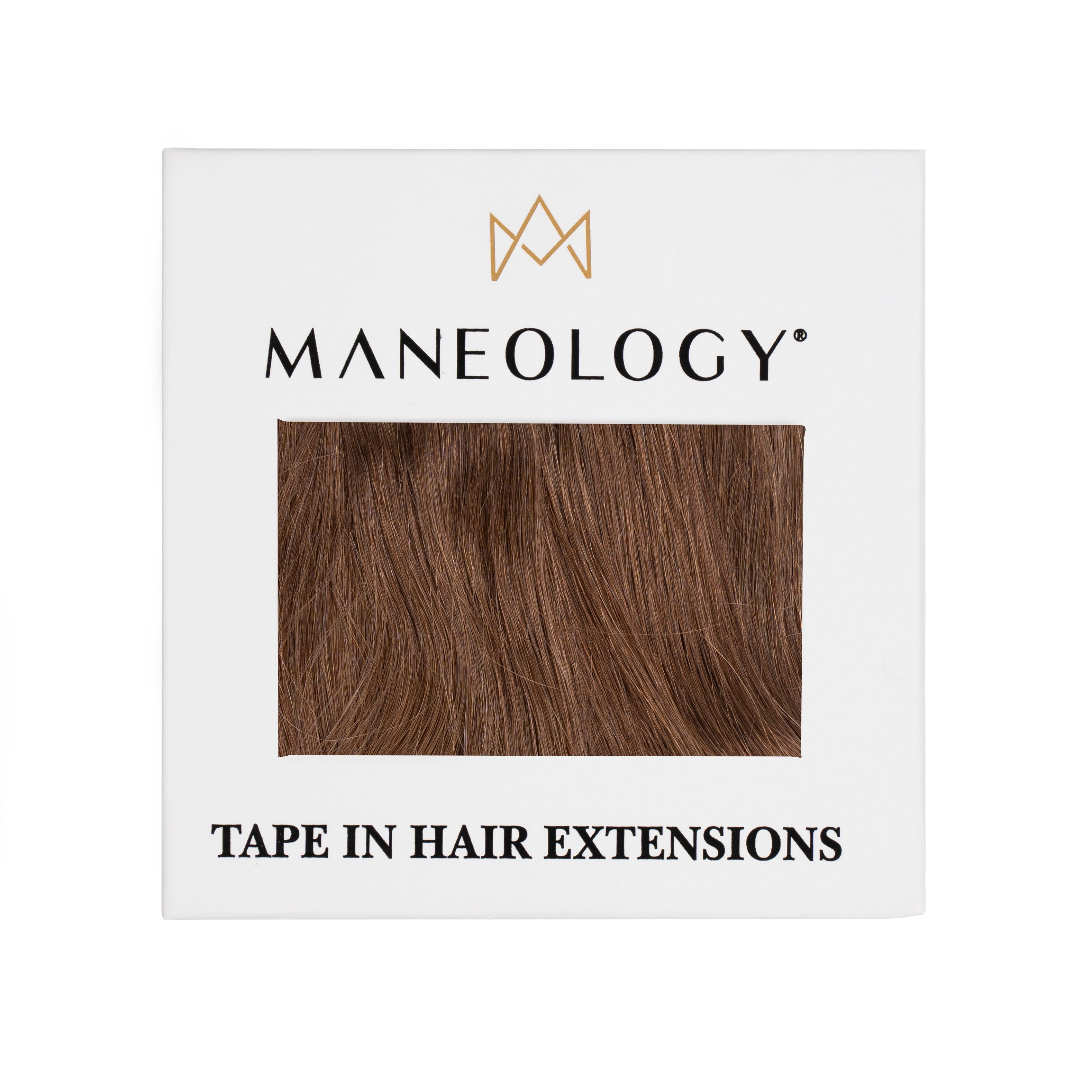 Seamless Tape in Hair Extensions Brown - Maneology Hair Extensions