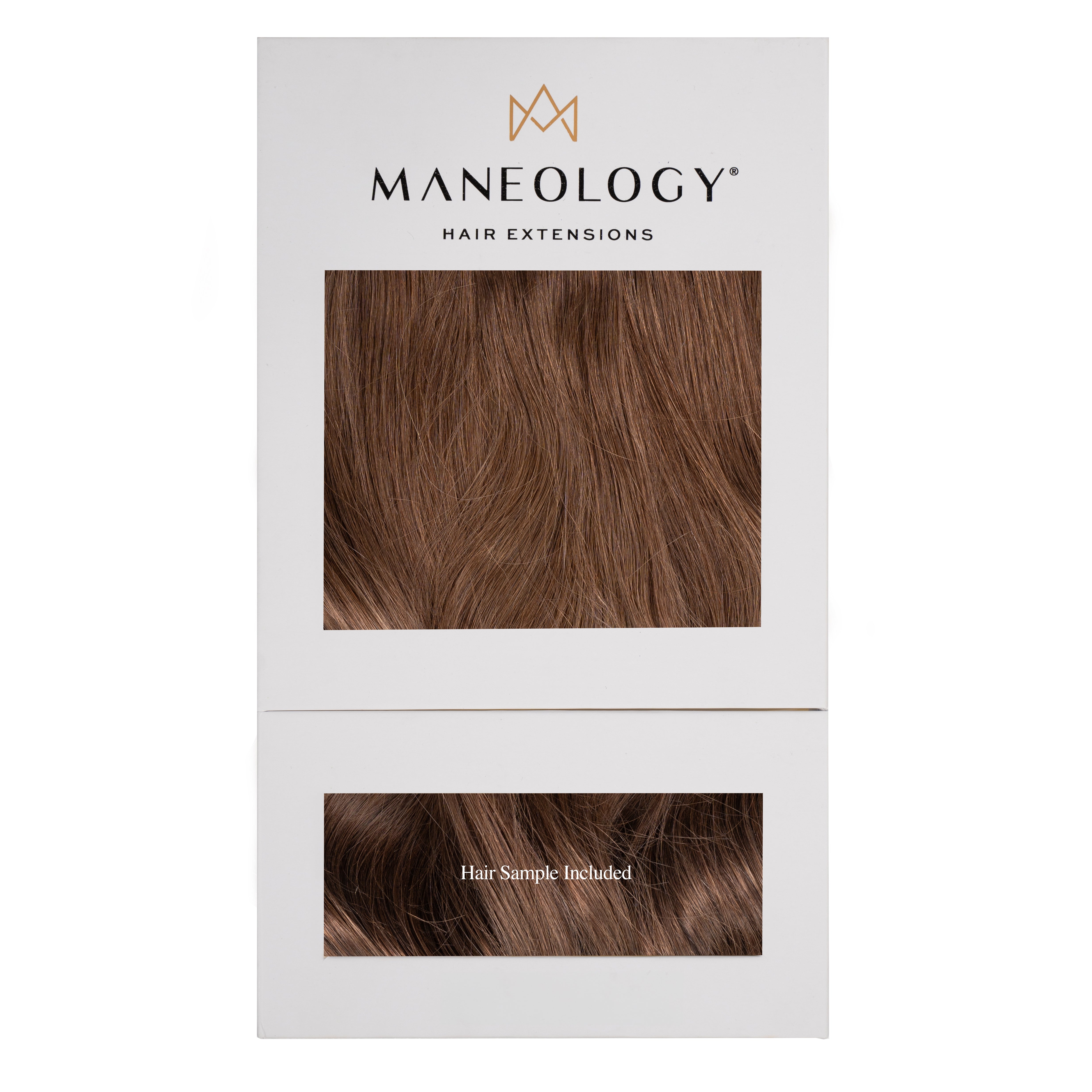 Deluxe Clip In Hair Extensions 20" Colour 6 Warm Brown - Maneology Hair Extensions