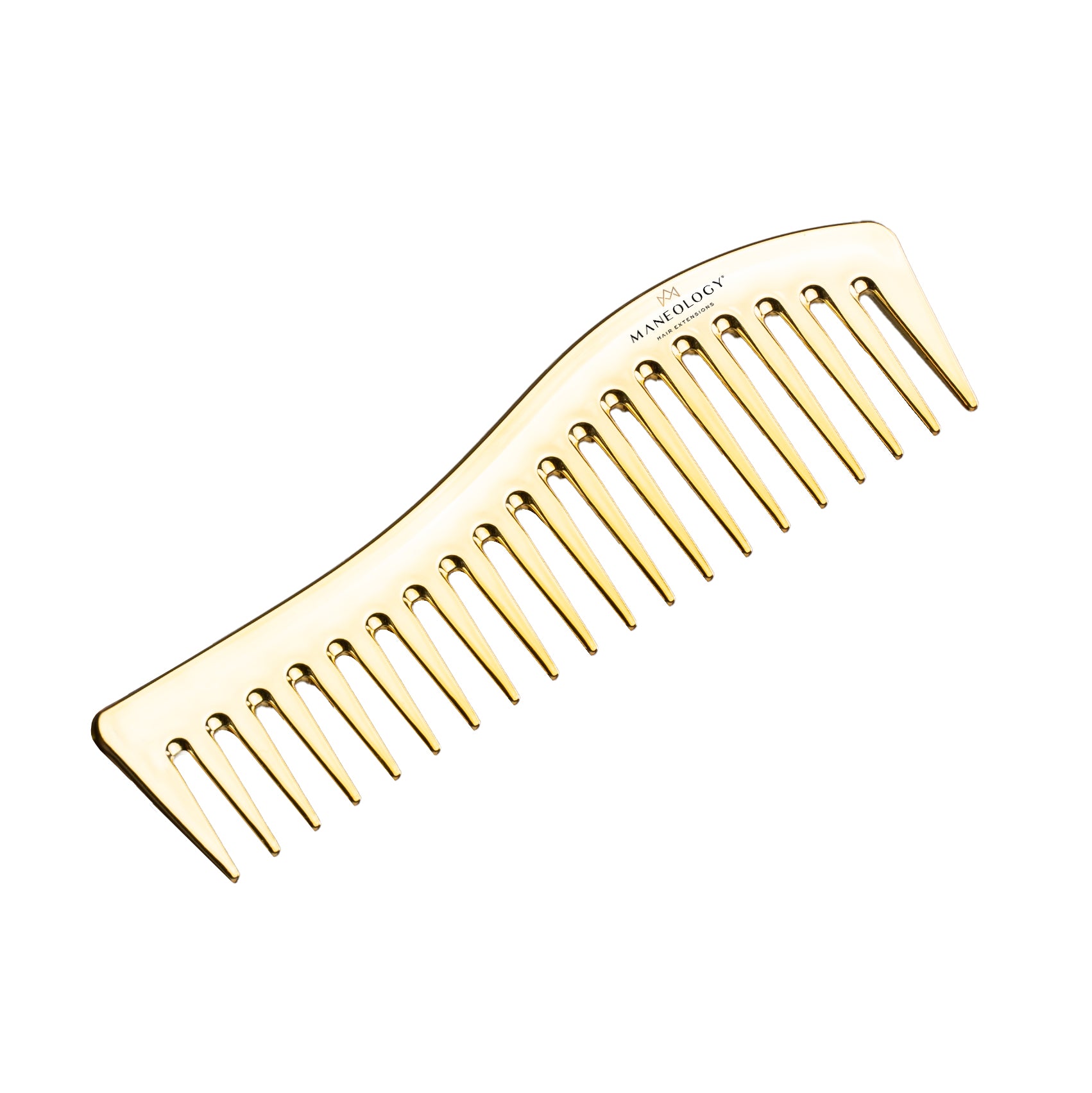 Gold Wide Tooth Comb - Maneology Hair Extensions