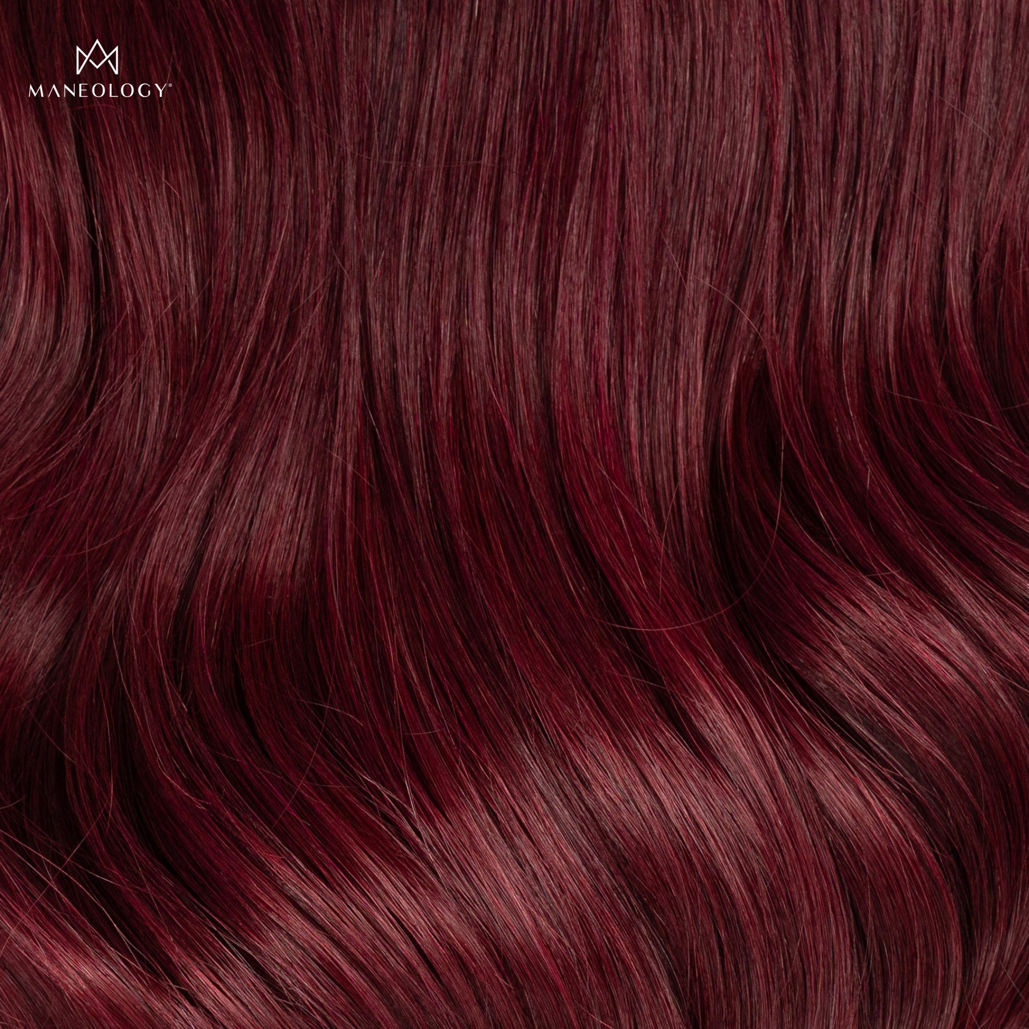 Seamless Tape in Hair Extensions Malbec - Maneology Hair Extensions