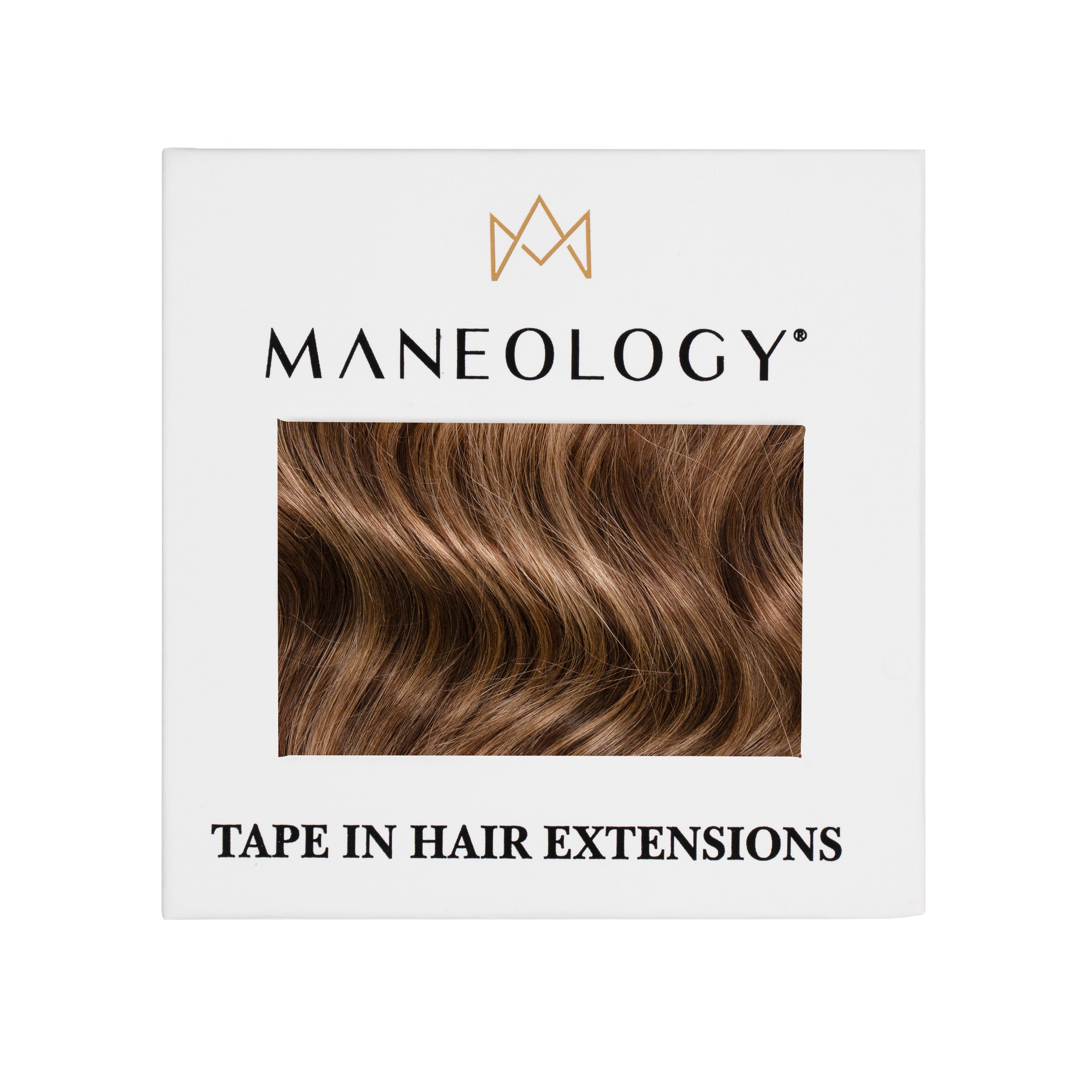 Seamless Tape in Hair Extensions P6 27 Brown & Caramel - Maneology Hair Extensions