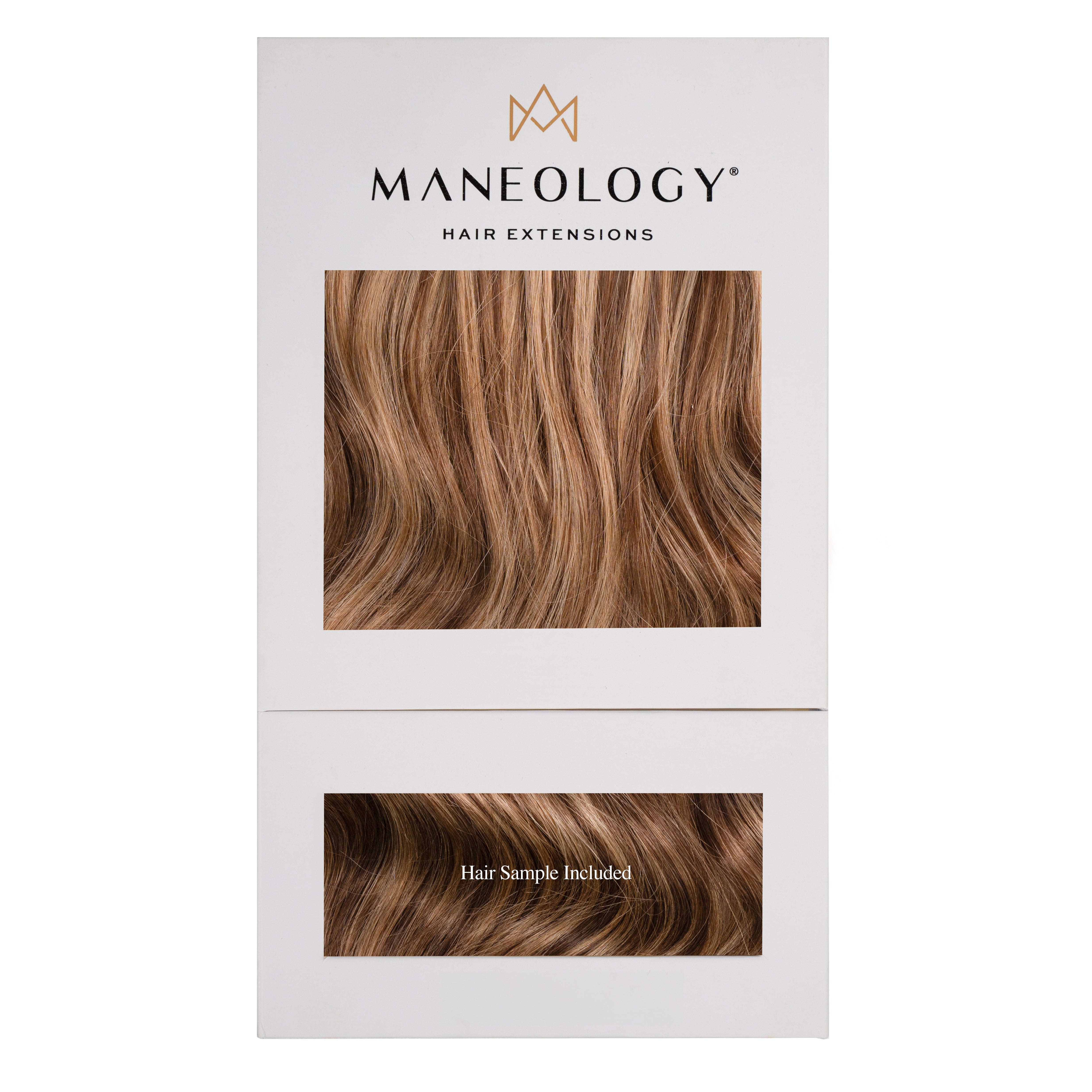 Deluxe Clip In Hair Extensions 20" Colour P6 27 Brown & Caramel - Maneology Hair Extensions