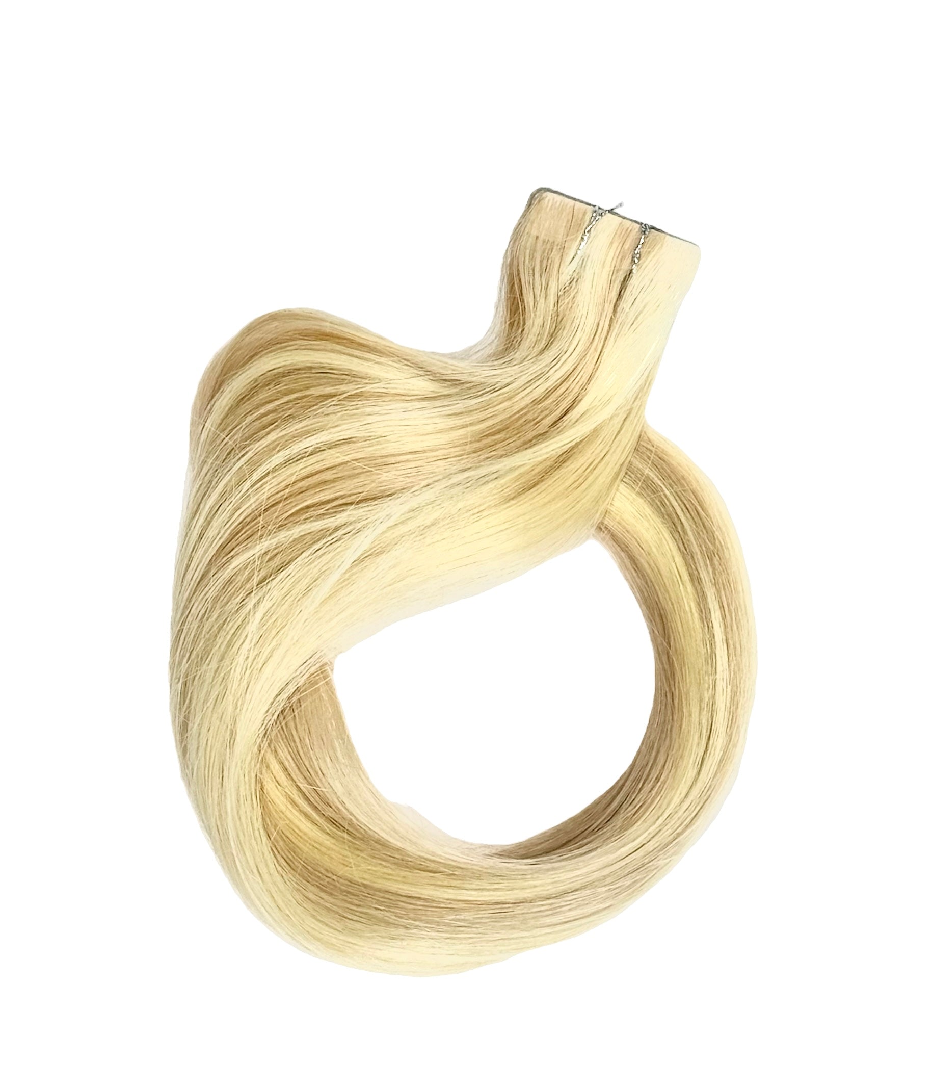 Invisible Tape in Hair Extensions Colour P24 613 Vanilla